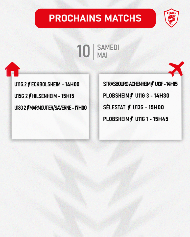 PROGRAMME DU WEEK-END 2